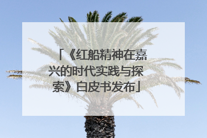 《红船精神在嘉兴的时代实践与探索》白皮书发布