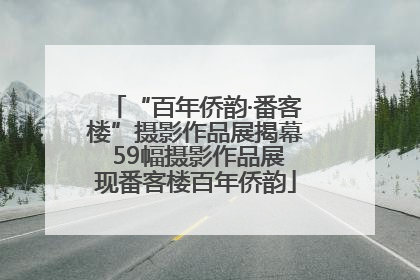 “百年侨韵·番客楼”摄影作品展揭幕 59幅摄影作品展现番客楼百年侨韵