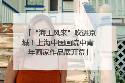 “海上风来”吹进京城！上海中国画院中青年画家作品展开幕