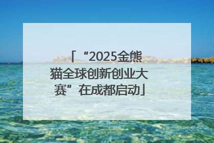 “2025金熊猫全球创新创业大赛”在成都启动