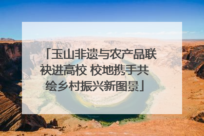 玉山非遗与农产品联袂进高校 校地携手共绘乡村振兴新图景