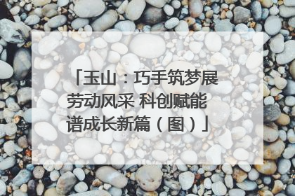 玉山：巧手筑梦展劳动风采 科创赋能谱成长新篇（图）
