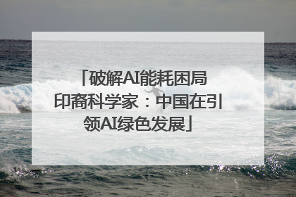 破解AI能耗困局 印裔科学家：中国在引领AI绿色发展