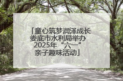 童心筑梦润泽成长 娄底市水利局举办2025年“六一”亲子趣味活动