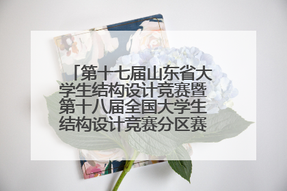 第十七届山东省大学生结构设计竞赛暨第十八届全国大学生结构设计竞赛分区赛在青岛举办