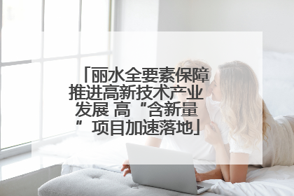 丽水全要素保障推进高新技术产业发展 高“含新量”项目加速落地