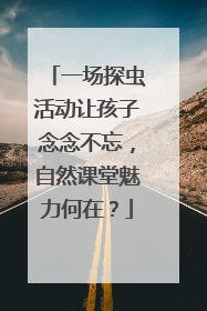 一场探虫活动让孩子念念不忘，自然课堂魅力何在？