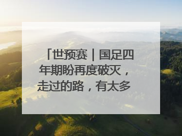 世预赛｜国足四年期盼再度破灭，走过的路，有太多的“意难平”
