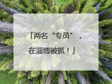 两名“专员”，在淄博被抓！