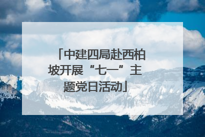 中建四局赴西柏坡开展“七一”主题党日活动