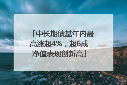 中长期债基年内最高涨超4%，超6成净值表现创新高