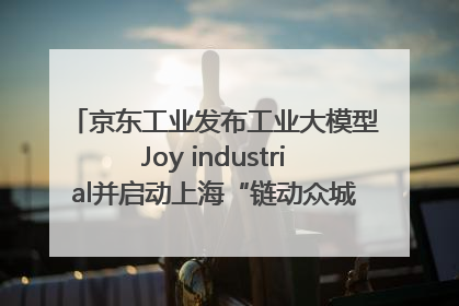 京东工业发布工业大模型Joy industrial并启动上海“链动众城 万亿降本”计划
