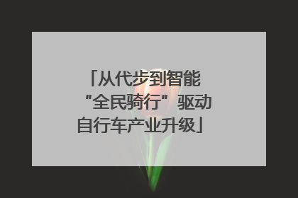 从代步到智能 “全民骑行”驱动自行车产业升级