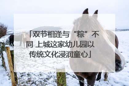 双节相逢与“粽”不同 上城这家幼儿园以传统文化浸润童心