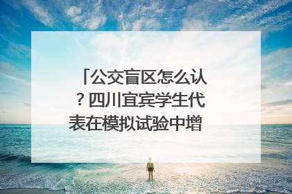 公交盲区怎么认？四川宜宾学生代表在模拟试验中增强乘车安全意识