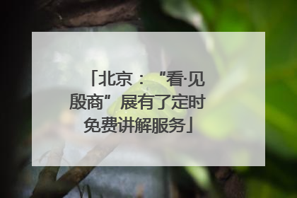 北京：“看·见殷商”展有了定时免费讲解服务