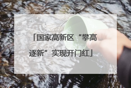 国家高新区“攀高逐新”实现开门红