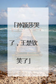 孙颖莎哭了，王楚钦笑了