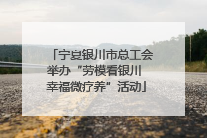 宁夏银川市总工会举办“劳模看银川 幸福微疗养”活动