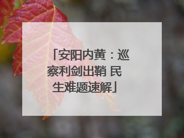 安阳内黄：巡察利剑出鞘 民生难题速解