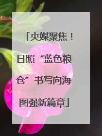 央媒聚焦！日照“蓝色粮仓”书写向海图强新篇章