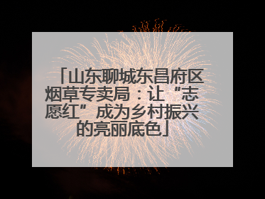 山东聊城东昌府区烟草专卖局：让“志愿红”成为乡村振兴的亮丽底色