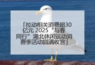拉动相关消费超30亿元 2025“与春同行”湖北休闲运动消费季活动圆满收官