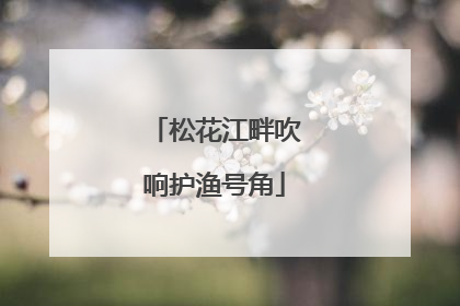 松花江畔吹响护渔号角