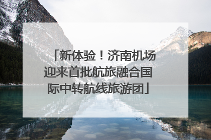 新体验！济南机场迎来首批航旅融合国际中转航线旅游团