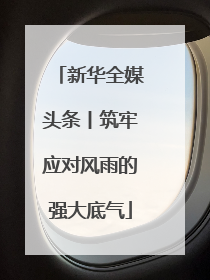 新华全媒头条丨筑牢应对风雨的强大底气