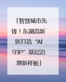 智慧城市先锋！东湖高新区打造“AI守护”基层治理新样板