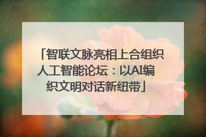 智联文脉亮相上合组织人工智能论坛：以AI编织文明对话新纽带