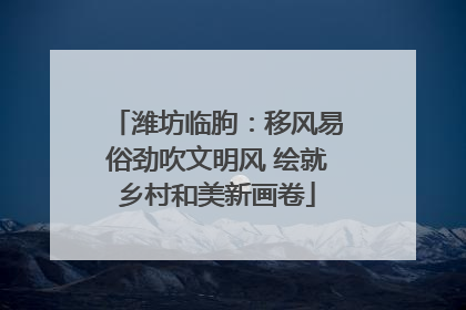 潍坊临朐：移风易俗劲吹文明风 绘就乡村和美新画卷