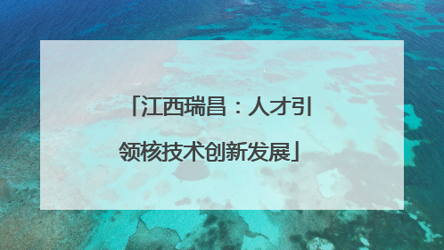 江西瑞昌：人才引领核技术创新发展