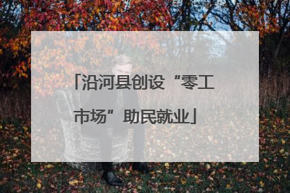 沿河县创设“零工市场”助民就业