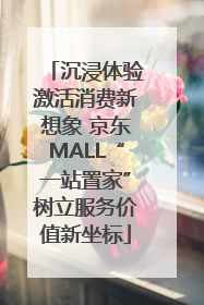 沉浸体验激活消费新想象 京东MALL“一站置家”树立服务价值新坐标