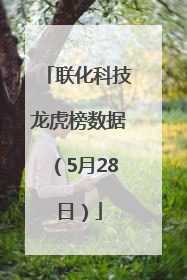 联化科技龙虎榜数据（5月28日）