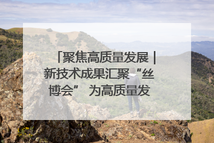聚焦高质量发展｜新技术成果汇聚“丝博会” 为高质量发展注入新动能
