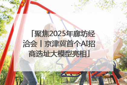 聚焦2025年廊坊经洽会丨京津冀首个AI招商选址大模型亮相