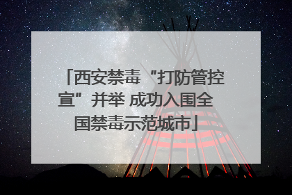 西安禁毒“打防管控宣”并举 成功入围全国禁毒示范城市
