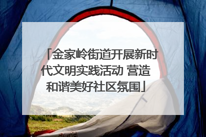 金家岭街道开展新时代文明实践活动 营造和谐美好社区氛围