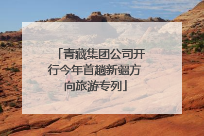 青藏集团公司开行今年首趟新疆方向旅游专列