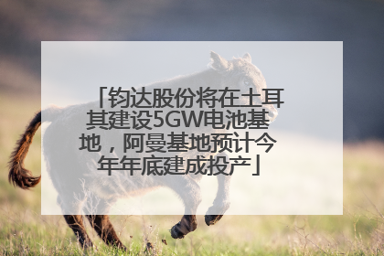 钧达股份将在土耳其建设5GW电池基地，阿曼基地预计今年年底建成投产