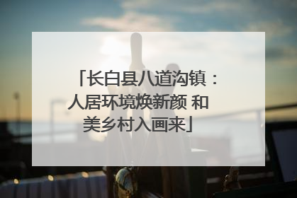 长白县八道沟镇：人居环境焕新颜 和美乡村入画来