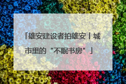 雄安建设者拍雄安丨城市里的“不眠书房”