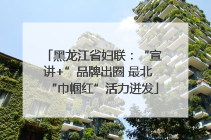 黑龙江省妇联：“宣讲+”品牌出圈 最北“巾帼红”活力迸发