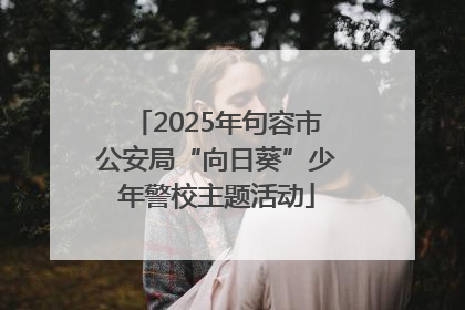 2025年句容市公安局“向日葵”少年警校主题活动