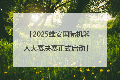 2025雄安国际机器人大赛决赛正式启动