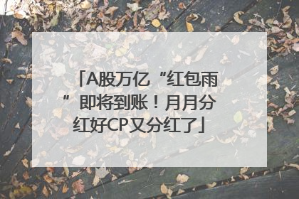 A股万亿“红包雨”即将到账！月月分红好CP又分红了